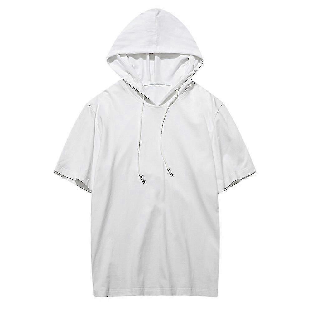 Heren Pullover Capuche Sweatshirt met korte mouwen