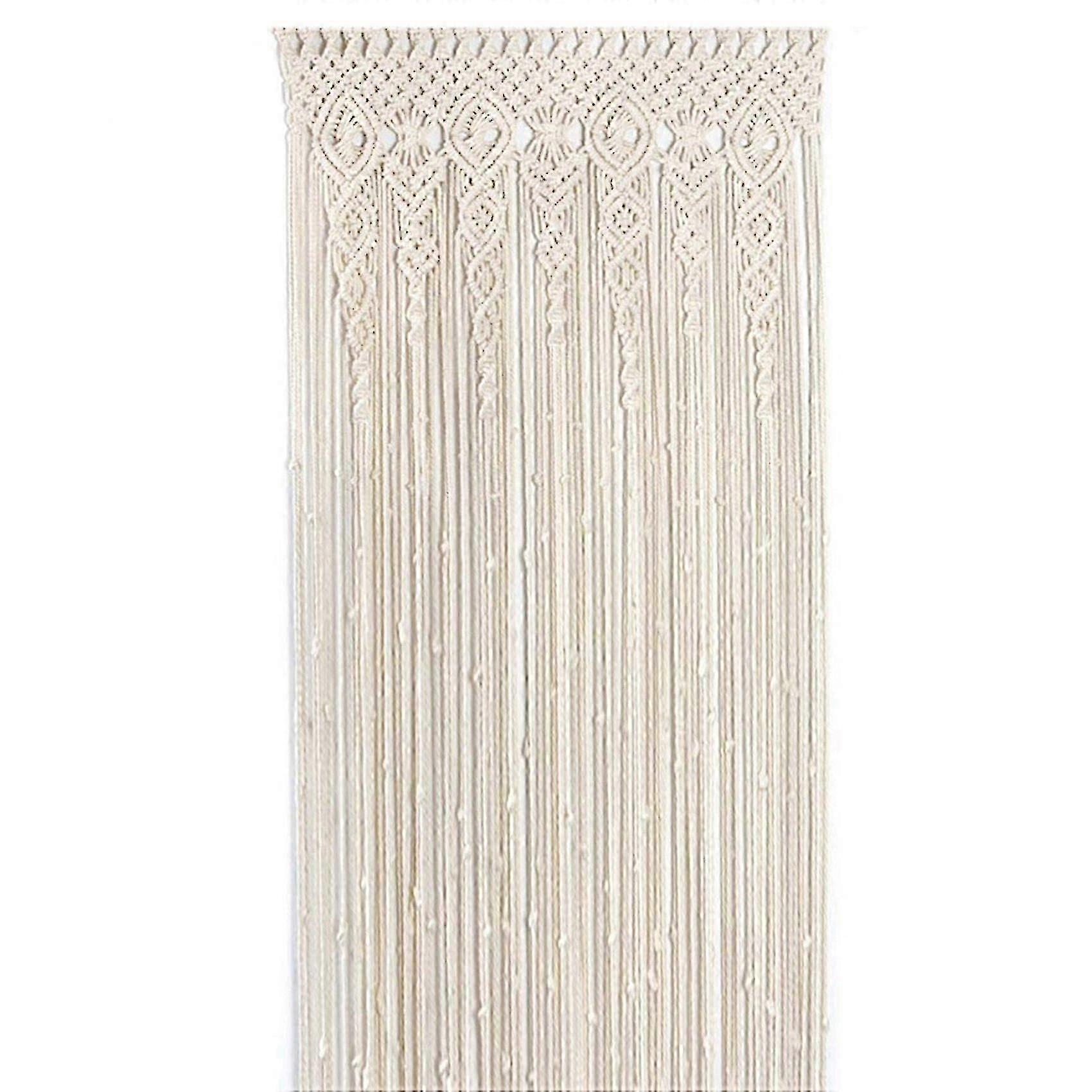 Parede macrame pendurada tecida tapia macramê porta pendurado sala de separação Cortinas de Macrame