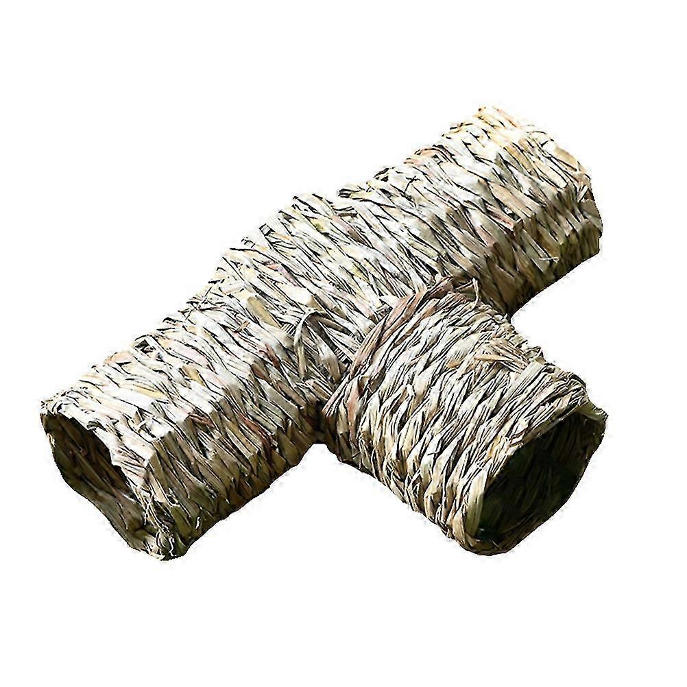 Rabbit Guinea Pig Hamster Chew Tube Hideaway Teething Toy 32x22cm
