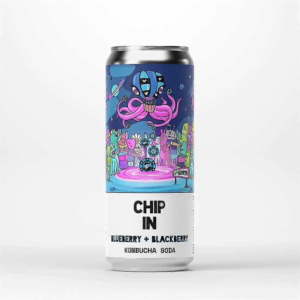 Counter Culture Blueberry + Blackberry Kombucha Soda 330ml