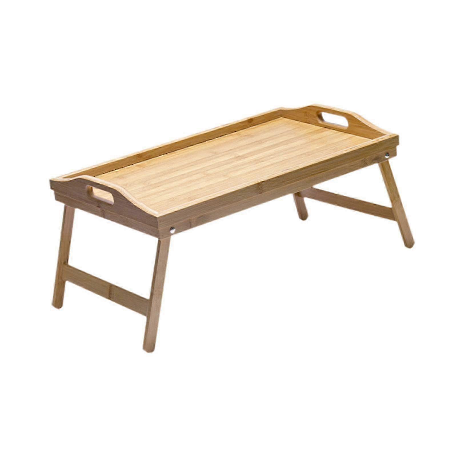 Sturdy Foldable Bedside Table Ideal for Breakfast in Bed, Movie Watching on Couch, or Use in Dormitory