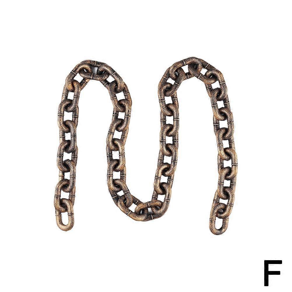 Copper small (F) $ Simulation plastic thick dog chain big iron chain funny tricky spoof dog walking pet supplies traction rope vibrato same gathering