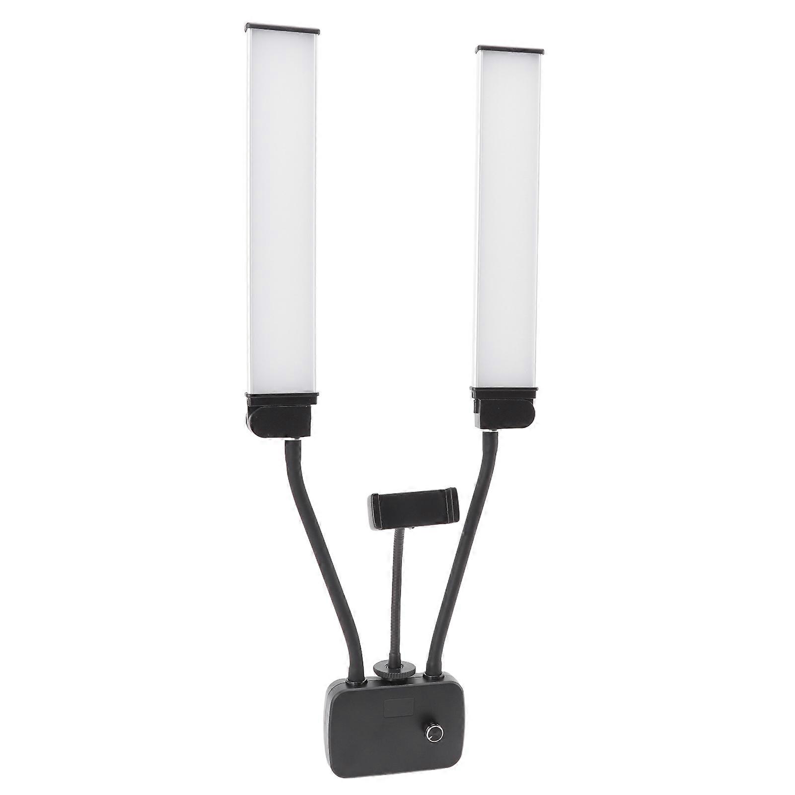 LED-Fülllicht 3200K-5600K Doppelarme Einstellbare Helligkeit USB