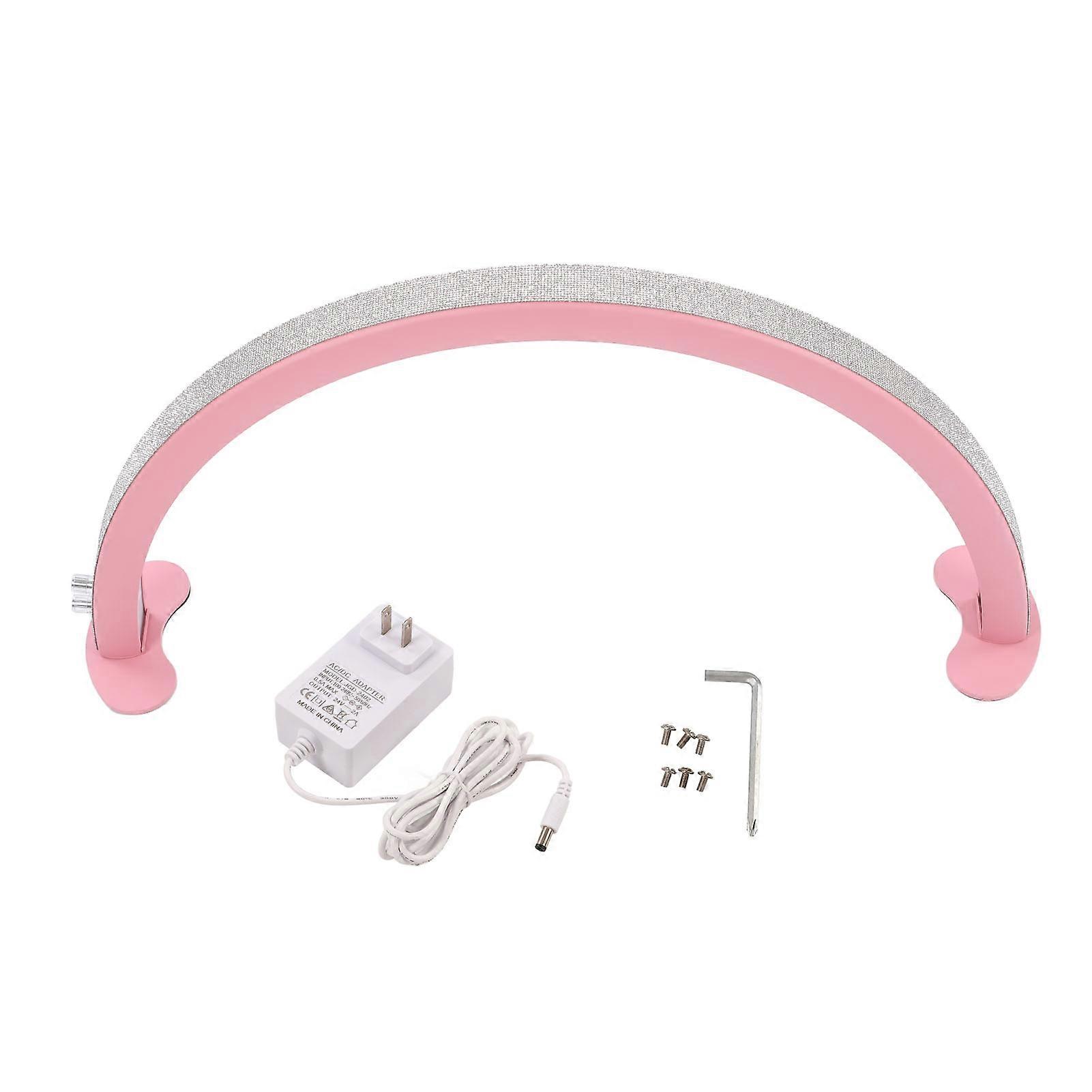 Dimmable Half Moon LED Fill Light for Beauty and Nails with Adjustable Brightness