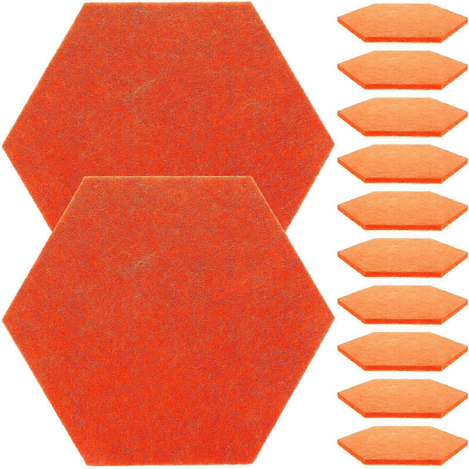 12Pcs Creative Soundproofing Wall Mats for Message Boards Made of Felt for Various Uses