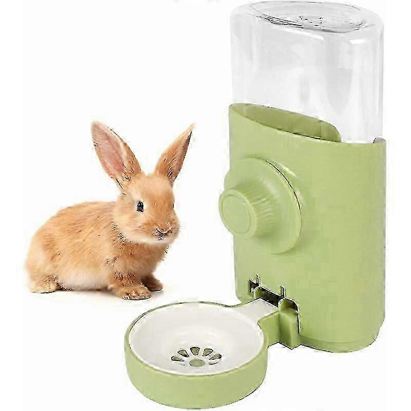 Automatic Pet Water Dispenser, Rabbit Water Dispenser, Hanging Water Fountain Dispenser 600ML, for Rabbit Chinchilla Guinea Pig Hedgehog