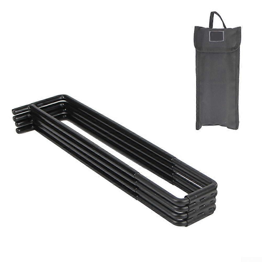 Foldable cooling rack for outdoor fun, sturdy iron construction for stability