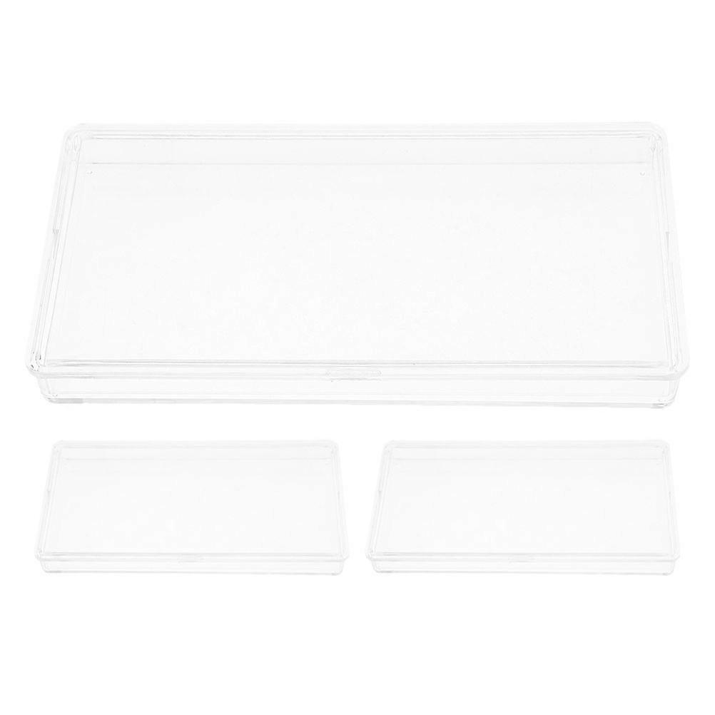 Banknote Organizer Paper Holder Dustproof Moisture Resistance Easy Access Rectangular 3Pcs