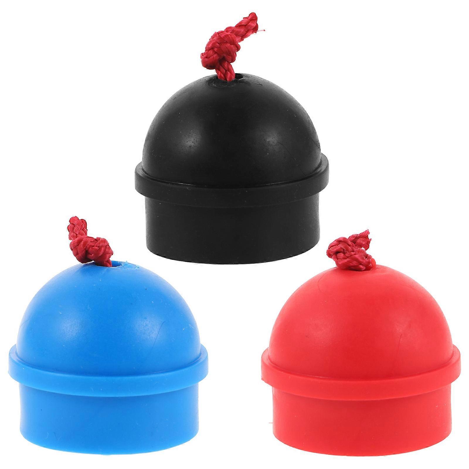 Billiard Pool Cue Chalk Holder Practical Design Protect Pool Cue 43.00X4.00X4.00CM 3Pcs