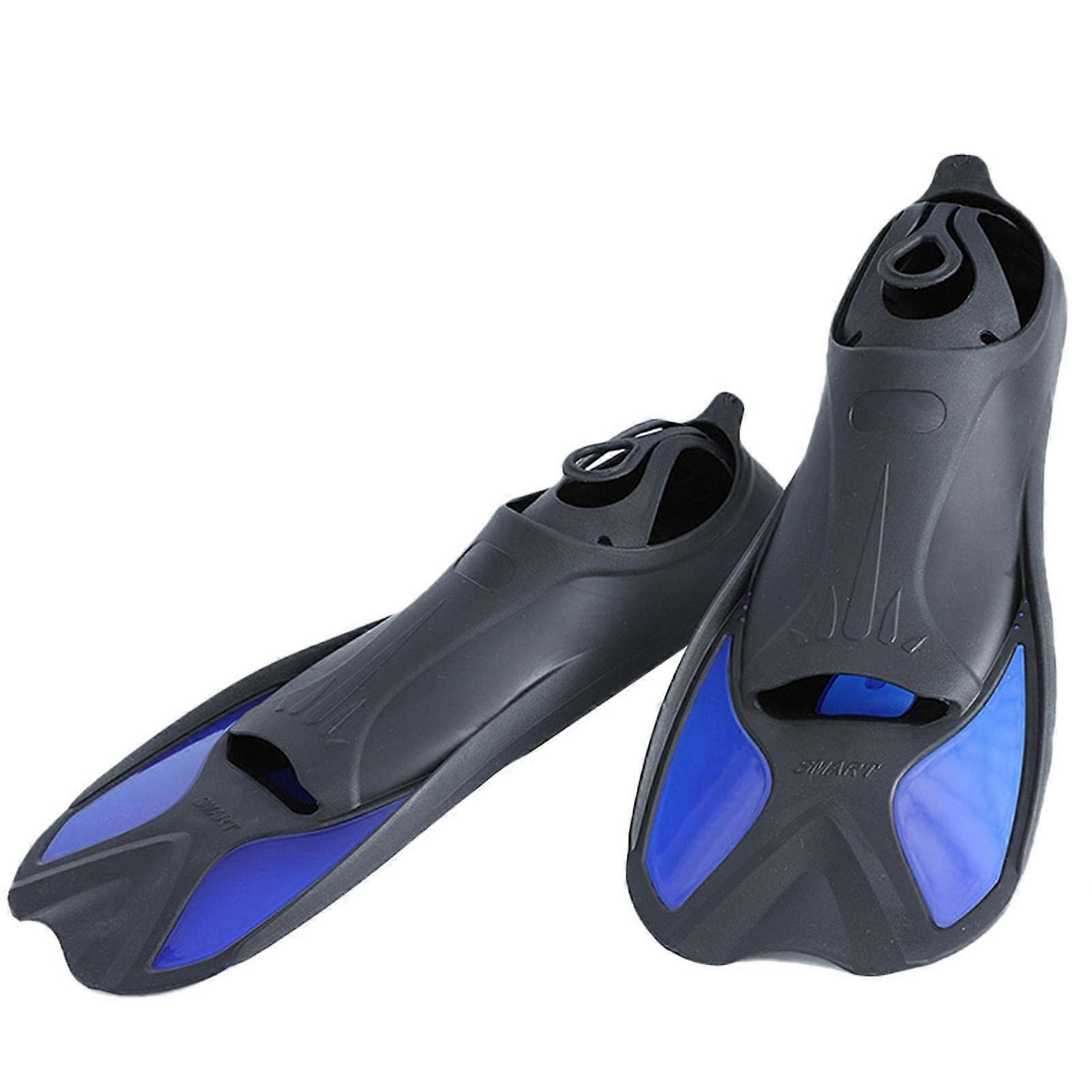 Short Swimming Fins - Lightweight Unisex Fins for Diving, Snorkeling, and Apnea with Short Wrapped Heel Design