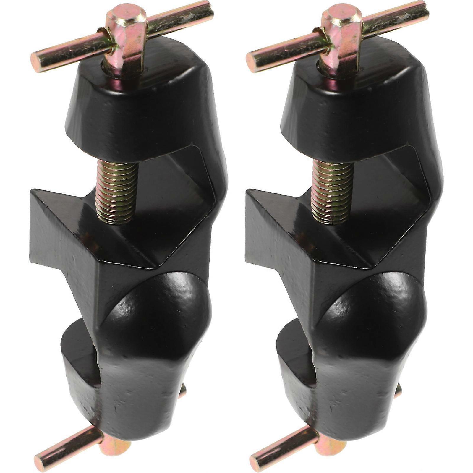 2pcs Heavy Duty Cross Clips for Laboratory Stands – Secure Grip Clamp Holders for Lab Equipment