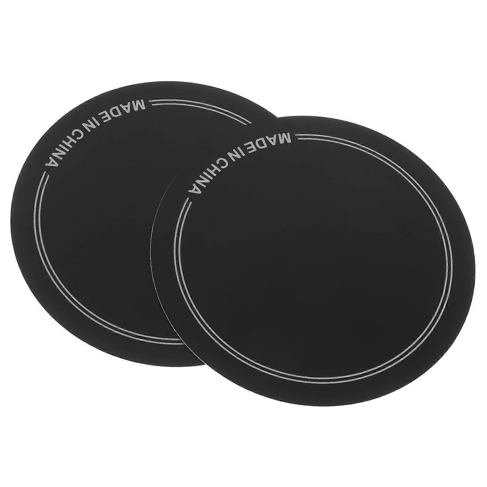 Drum Pad Practice Drum Head Protector Pad Reduces Overtones Single Pedal Protection Easy Installation for Drum Set Performance 2Pcs