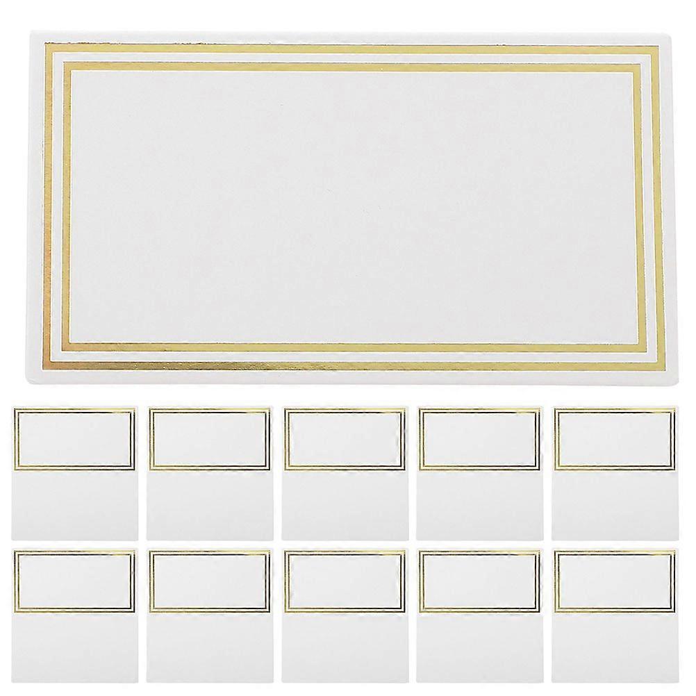 الخيام مكان بطاقة ورق رقائق فضي أنيق للحفلات والمآدب 80 قطعة