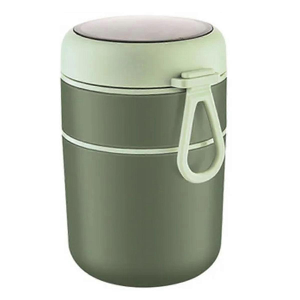 Food Insulation Jar Food Insulation Container Stainless Steel Lunch Box Suitable for Students and Office Workers 710ml B