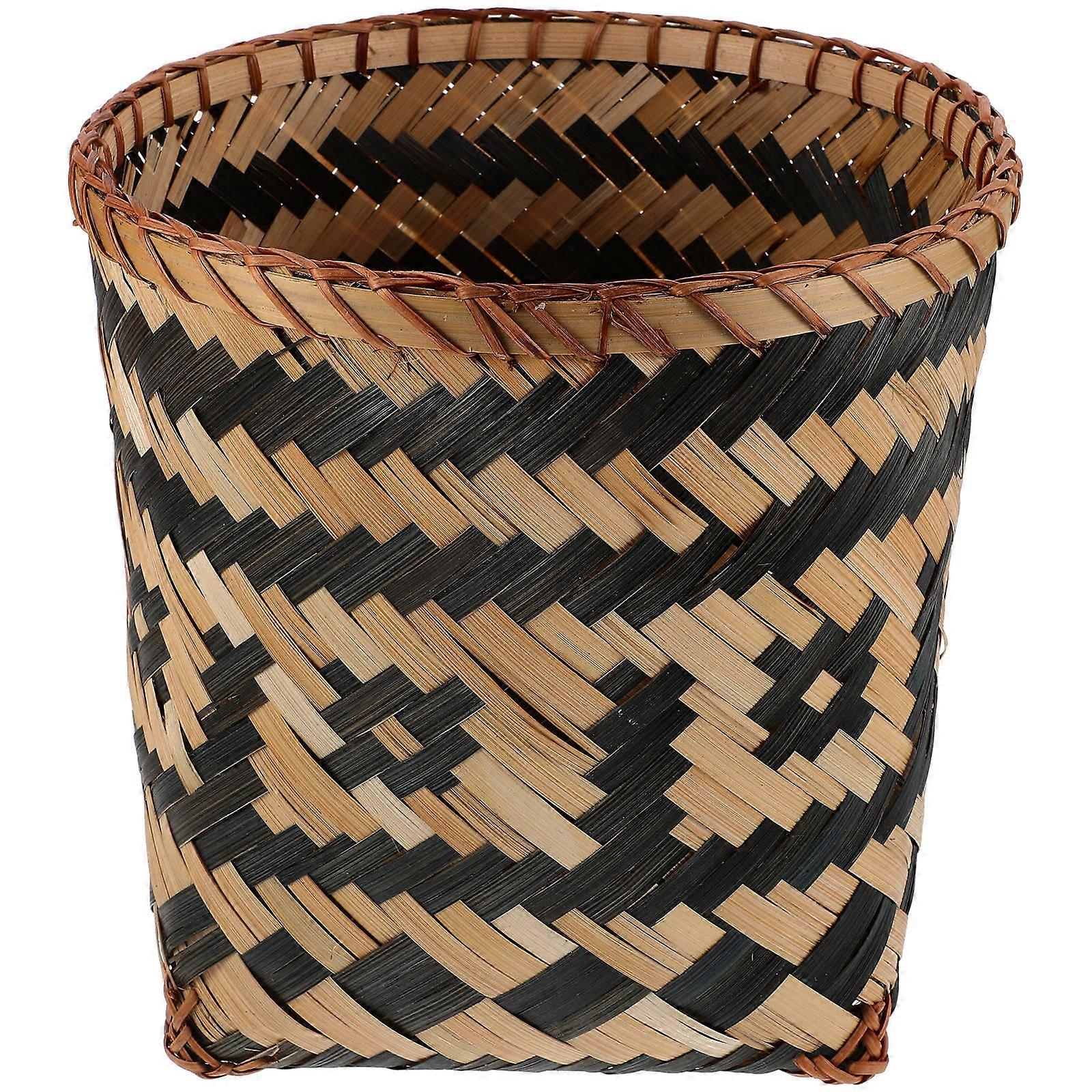 Creative Storage Basket for Home Organization in Assorted Colors Made of Synthetic Material