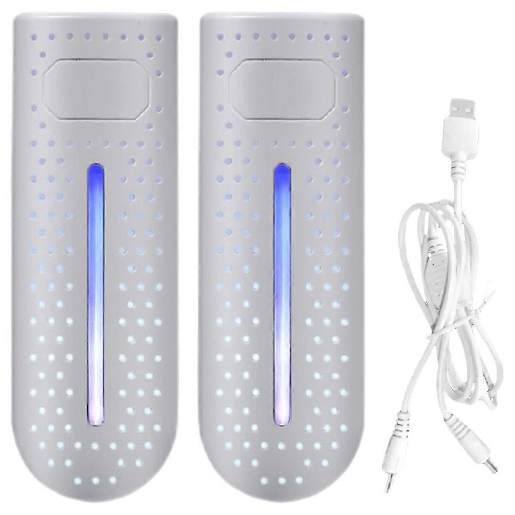 Sèche-chaussures Sèche-bottes portable Désodorisant pratique Blanc 16,5 x 6 cm Séchage des étudiants à usage domestique 1Pack