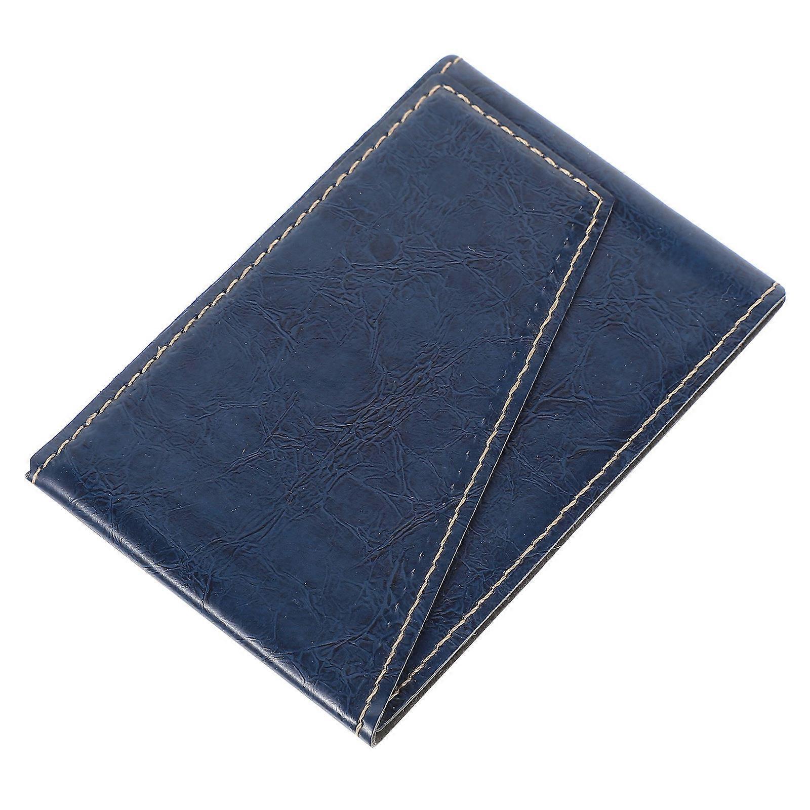 Folding Wallet Phone Holder PU Stand with Card Slots Easy Access Stick Bracket for Hands Free Use Movies Calls Universal for Men Women