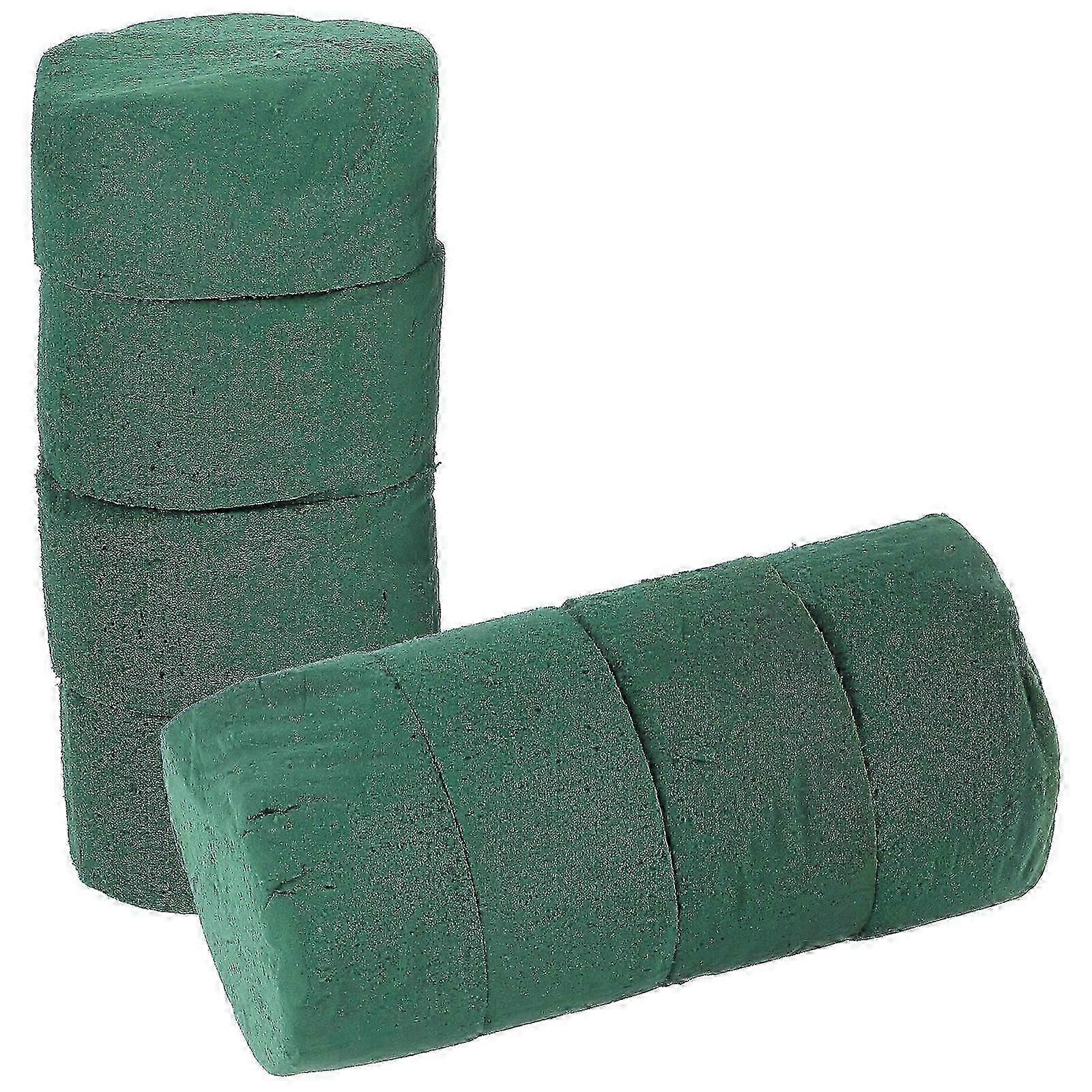8pcs Floral Mud Round Artificial Flower Mud Blocks for Flower Arrangements