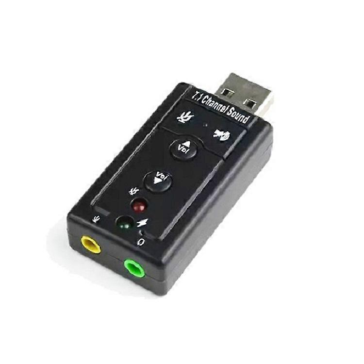 [Sound Card] Deliver Analog 7.1USB External Independent Sound Card Computer, 3pack