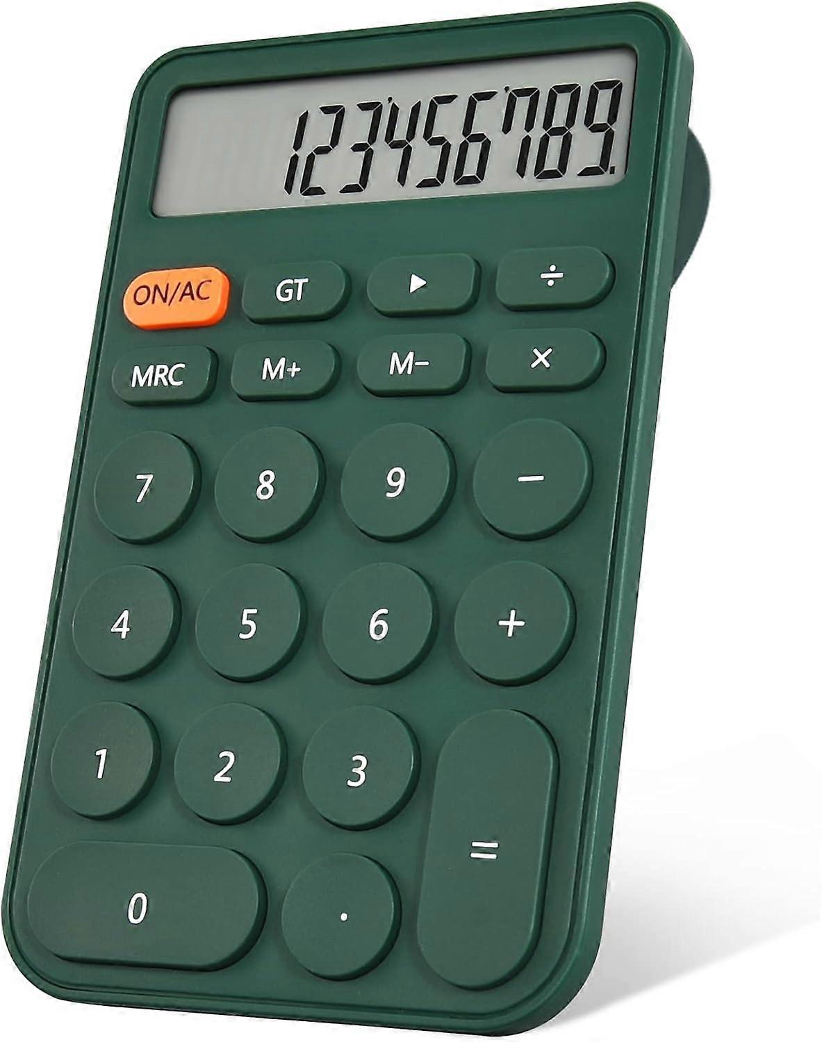 Desktop Calculator for Students, 12-Digit LCD Display, Basic Desktop Calculator for School, Office and Home