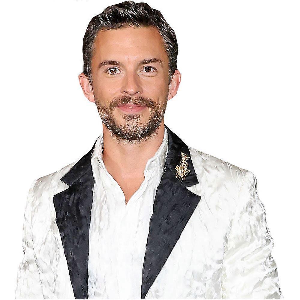 Jonathan Bailey (witte blazer) Halve body buddy uitsparing