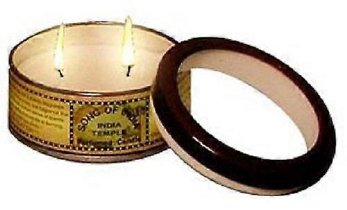 India Temple Double Wick Candle - Song Of India