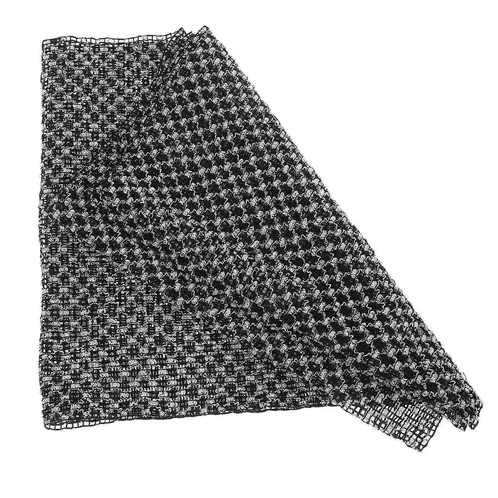 Exfoliating Washcloth Towel Bath Towel Soap Lathering Function Black 2Pcs