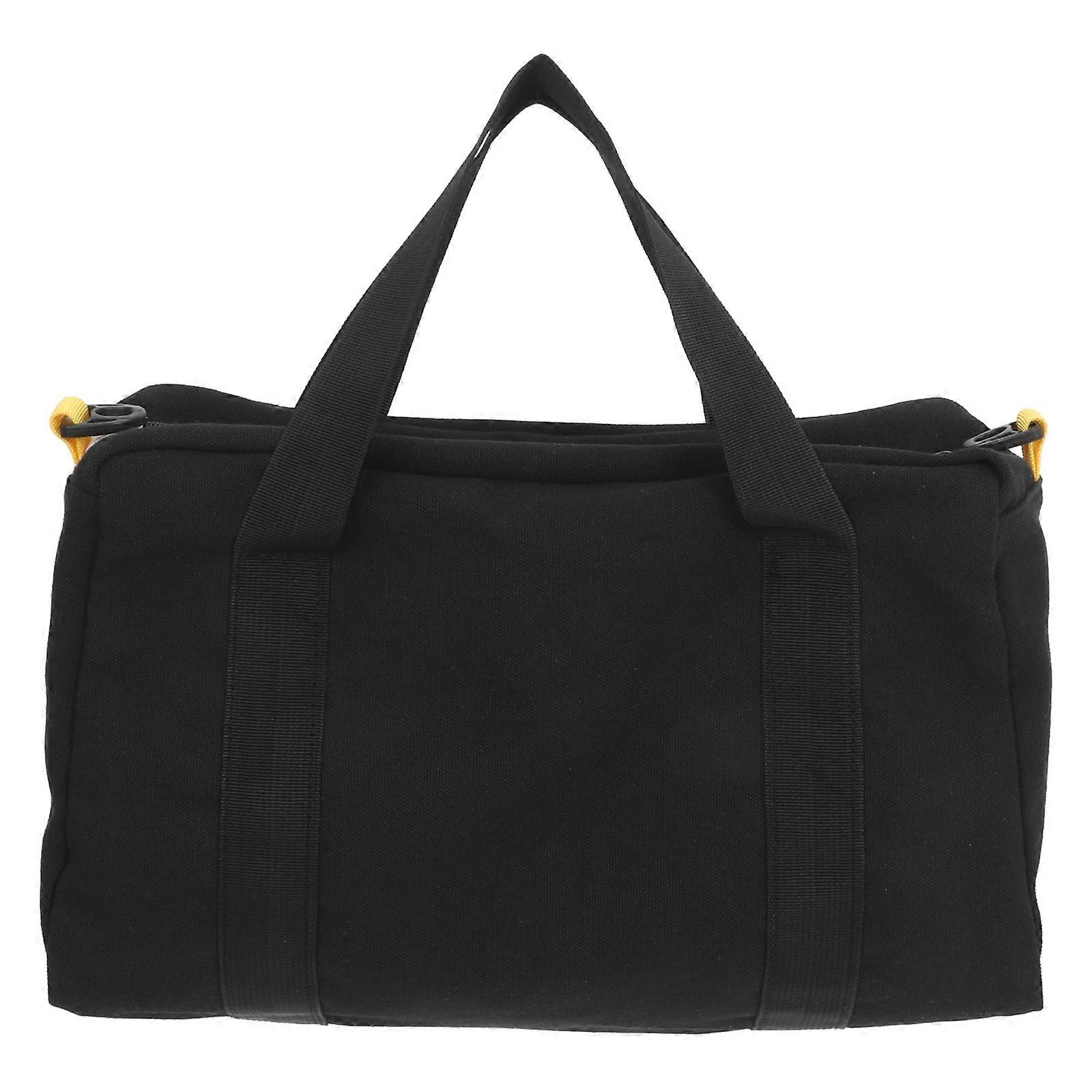 Work Tool Bag Large Capacity Portable Tool Storage Bag For Electricians Rectangular Canvas 1Pcs