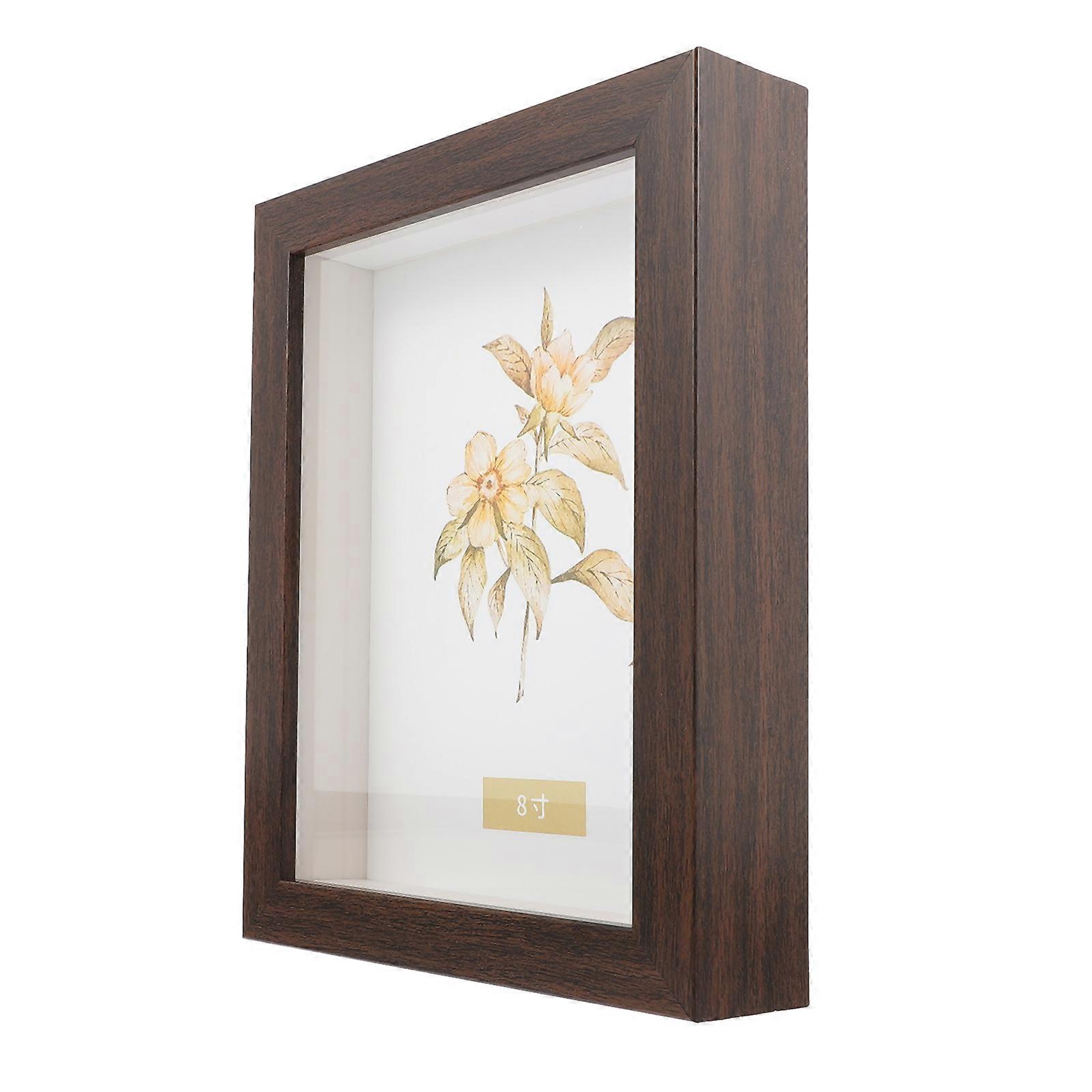 Photo Shadow Box Small Frame for Displaying Dried Flowers Keepsakes Travel Souvenirs 1Set