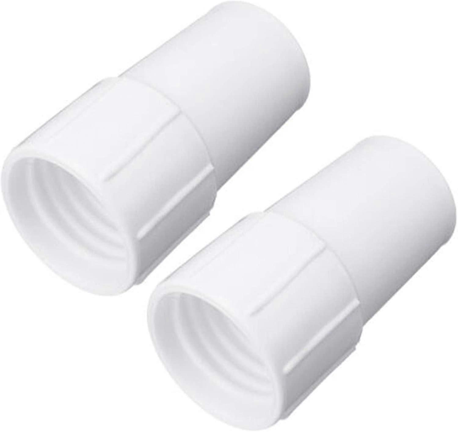 2PCS 1.5 Inch Pool Hose Cuff Replacement White