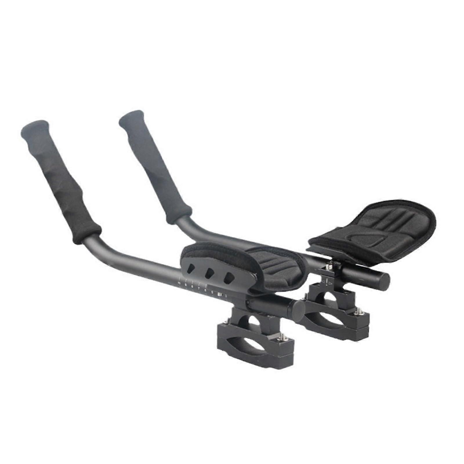 Bike Support Handlebar Extender Aluminum Alloy Armrest Bar for Triathlons, Durable Bicycle Accessories, Adjustable Design