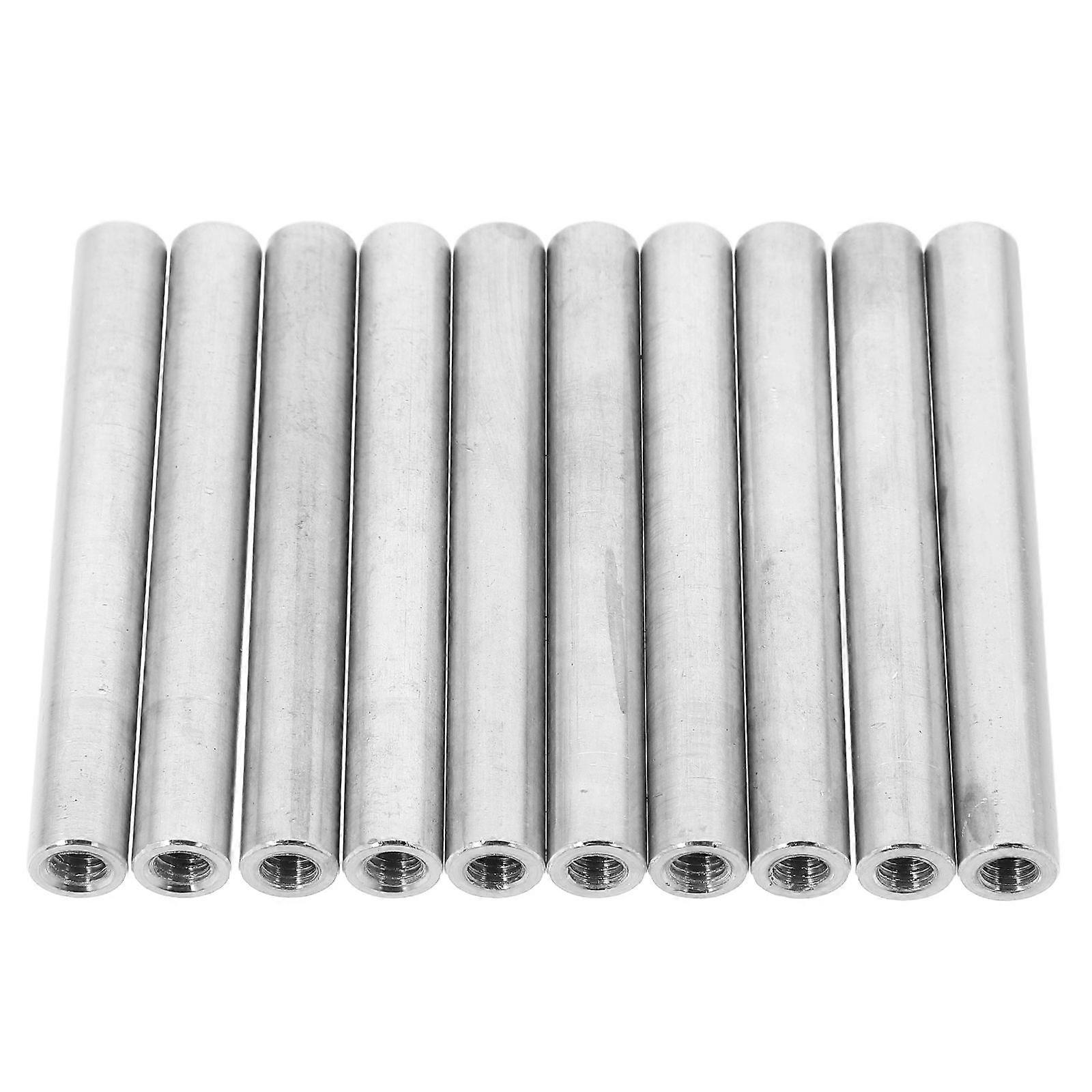 Water Heater Aluminum Rods Square Shape Silver Color 6.50X0.80X0.80CM Water Quality Testing 10Pcs