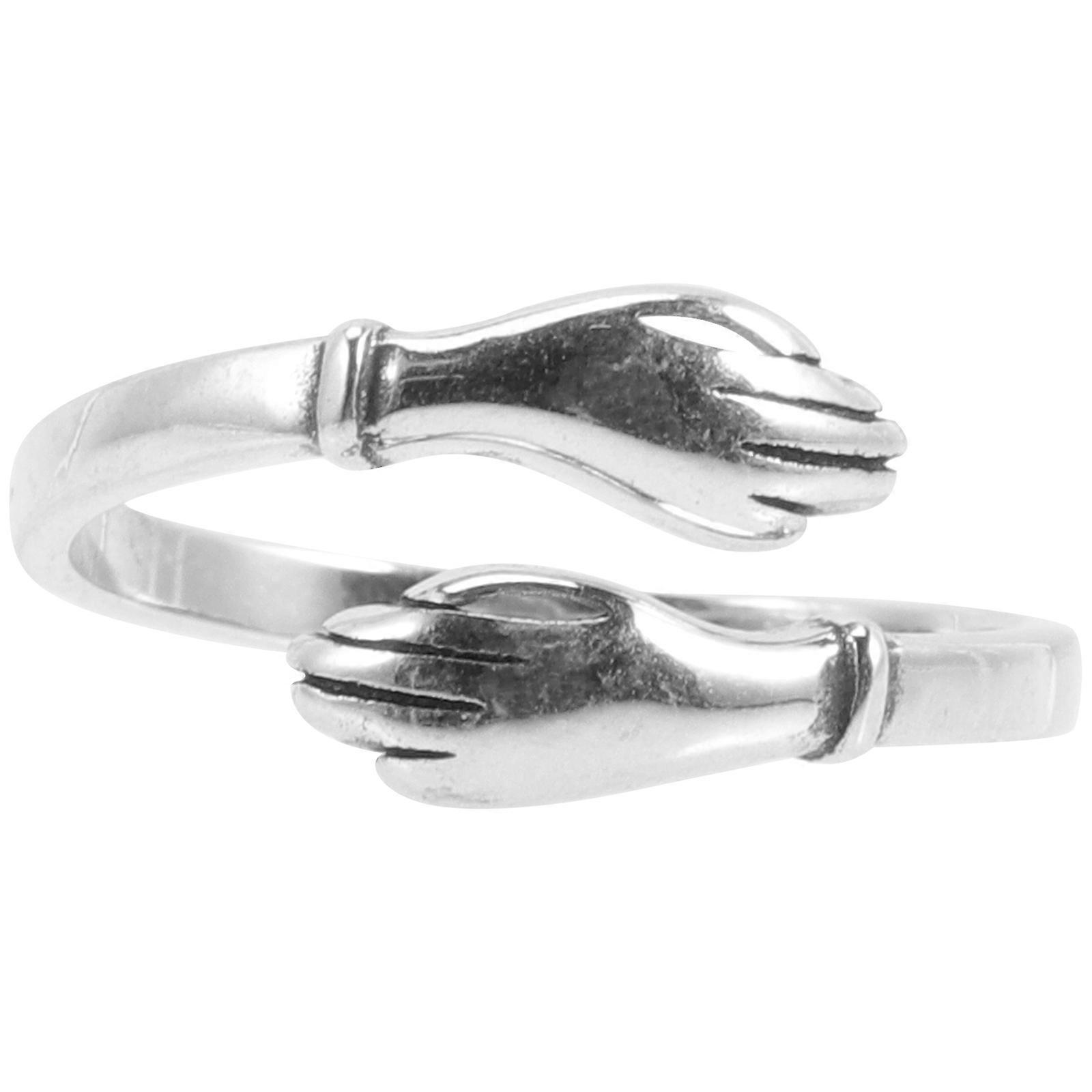 Jewellery Rings Hand Jewelry Open Design Anti Tarnish Silver 1Pcs For Daily Life