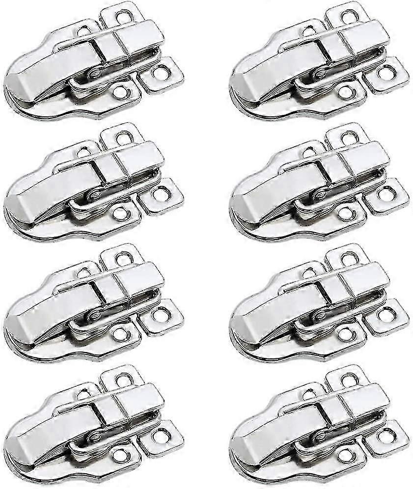 8 Piece Metal Lever Closure Toggle Lock Tool Box Storage Box