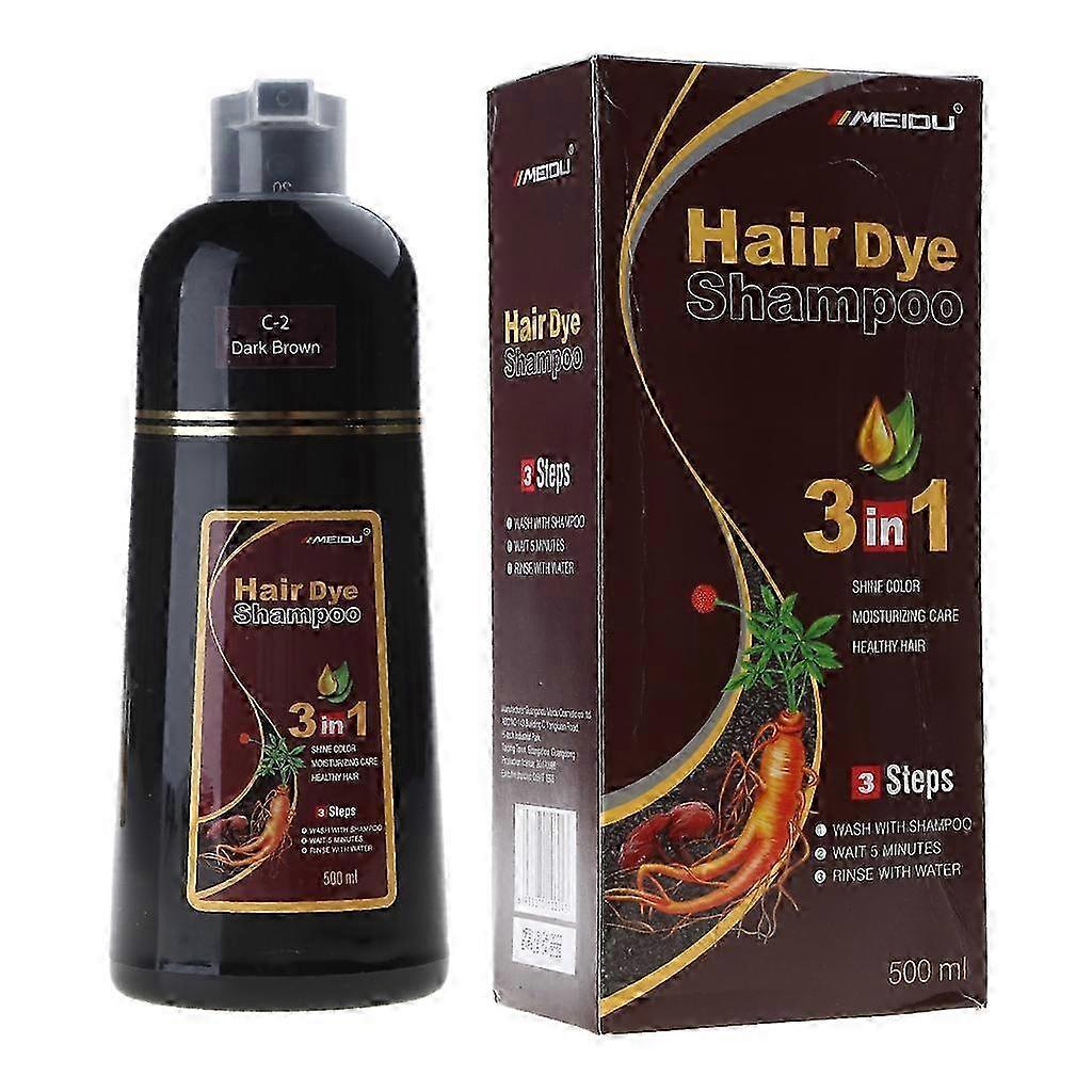 2025 Shampooing Colorant Cheveux Shampooing Colorant Cheveux Colore les Cheveux en Quelques Minutes pour Femmes et Hommes