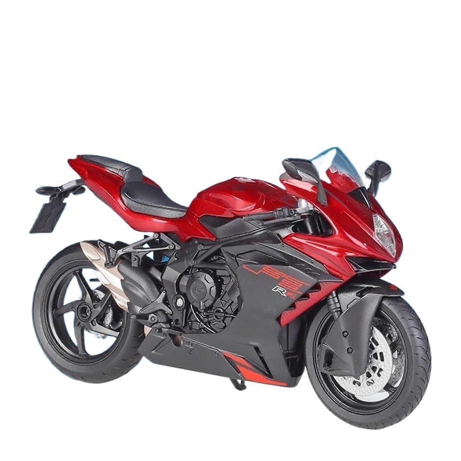 F3 RR 1:12 Scale Limited Edition Die Cast Motorcycle Model Ornament Red Heavy Locomotive Shock Absorber