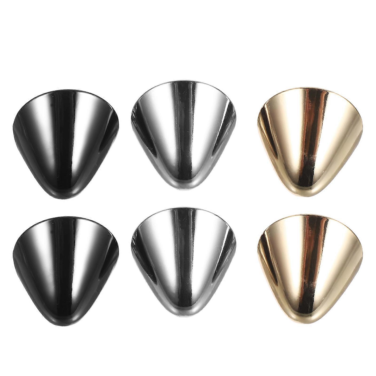 2 Pairs Metal Shoe : Solid Color High Heel Tip Covers Durable Shoe Tips Caps for Protection