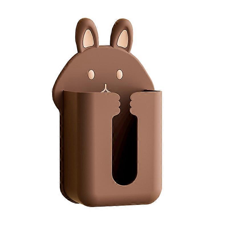 Bathroom Wall Mounted Tissue Box Kitchen Cartoon Rabbit Washcloth Organizer