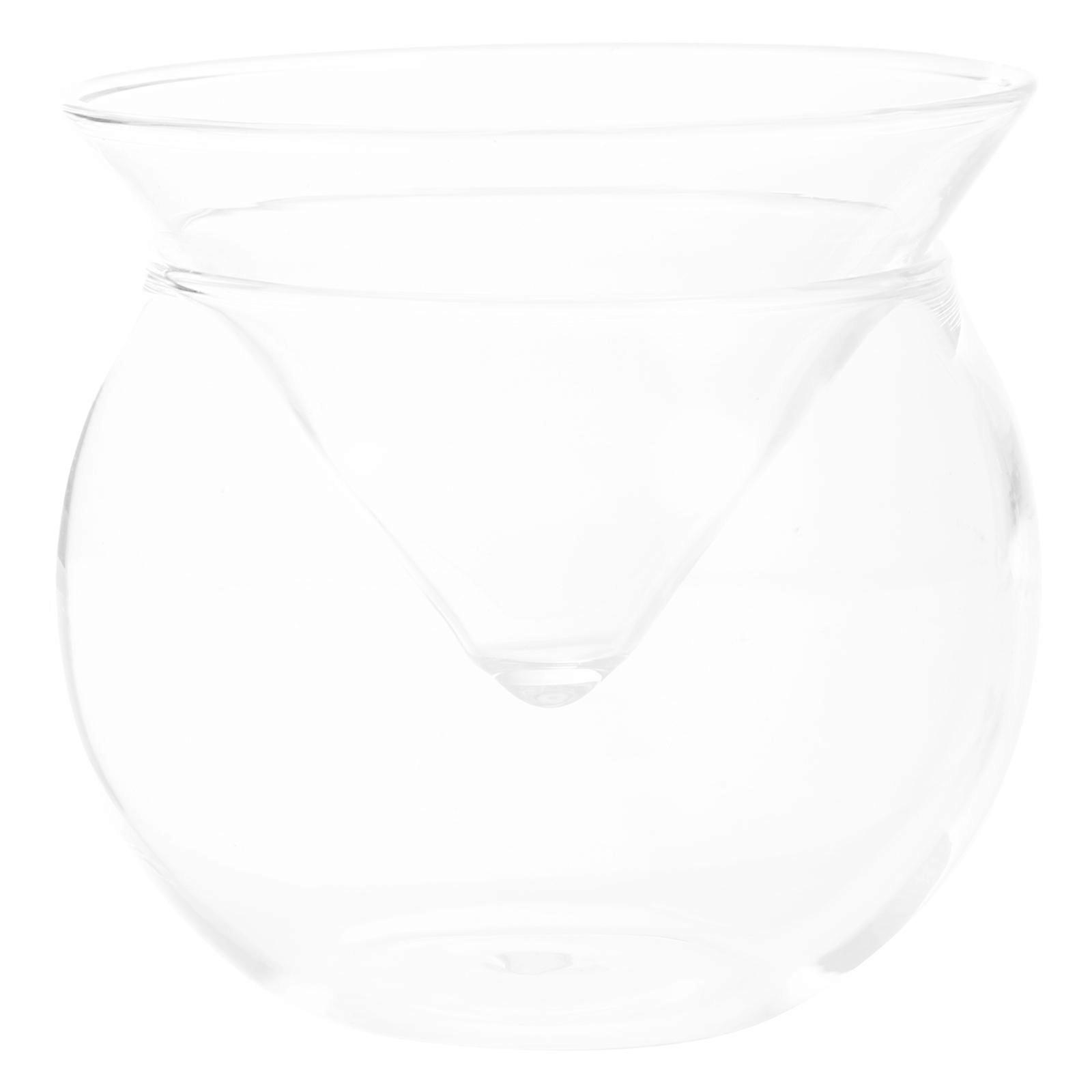 Glass Salad Serving Bowl Simple And Delicate Design Weddings 10x10x10cm 1Pcs
