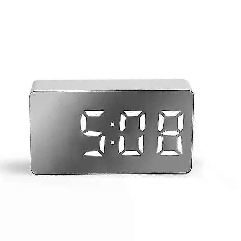 2025 Latest Model 1-7pcs LED Mirror Table Clock Digital Alarm Multifunction