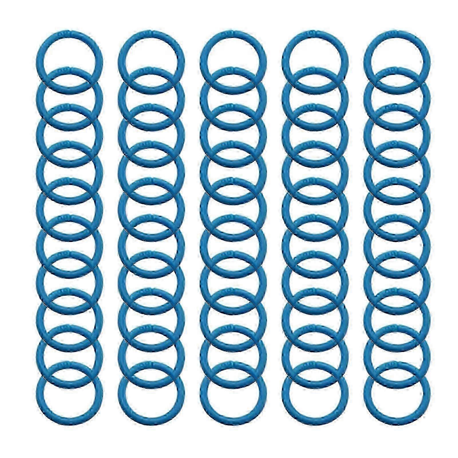 50pcs Colorful Circle Ring Binder Hoops - Scrapbook Binding Buckles for Loose Leaf Pages in 15mm, 20mm & 28mm Sizes