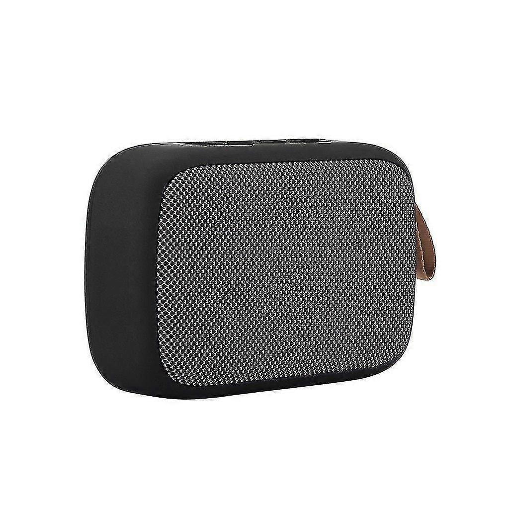 Portable Grey Wireless Bluetooth Stereo Speaker with TF Card & FM Radio - Compatible with Smartphones & Tablets