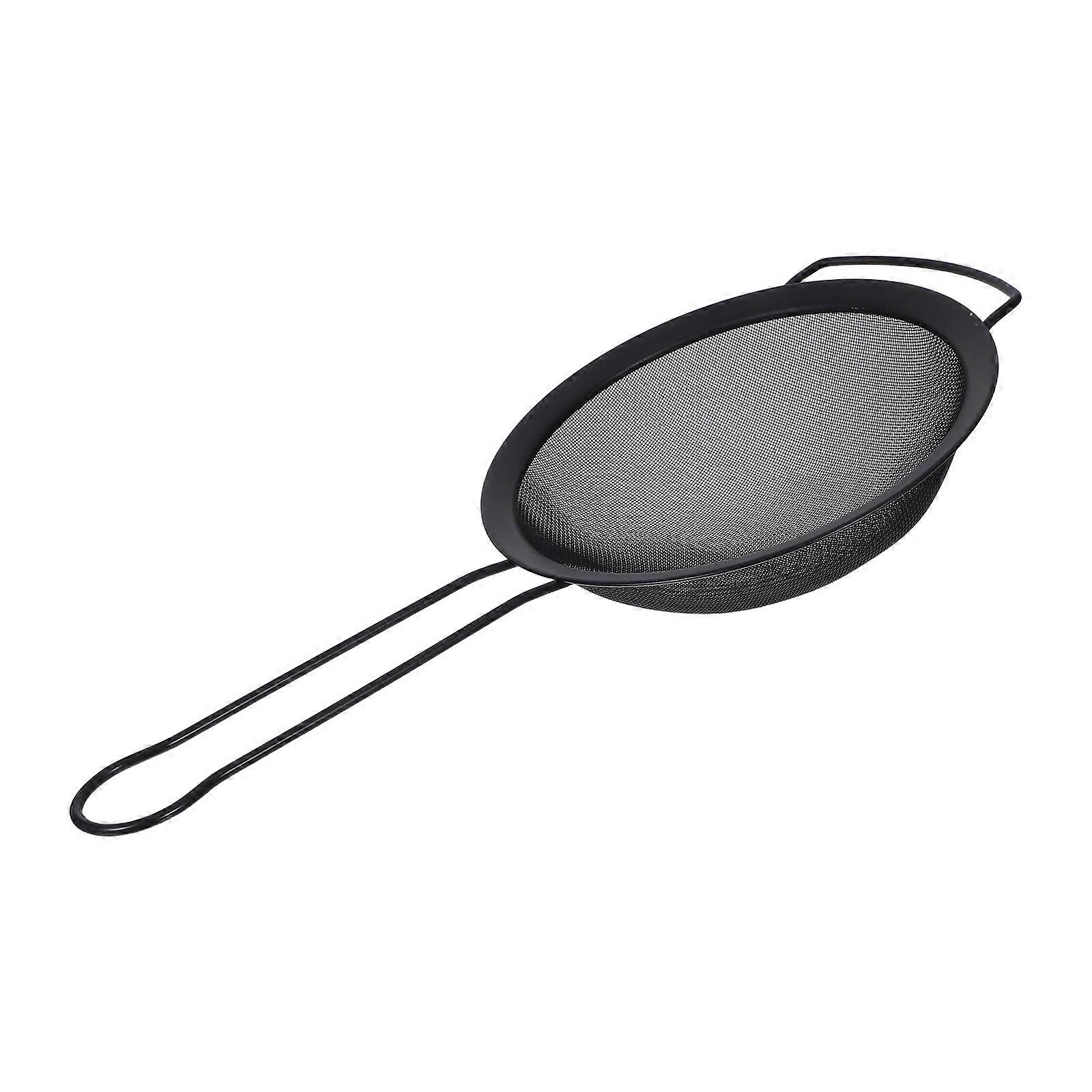 Stainless Steel Wide Strainer Sieve for Kitchen Use Sloping Design, Mesh for Flour, , Home Cooking Essential