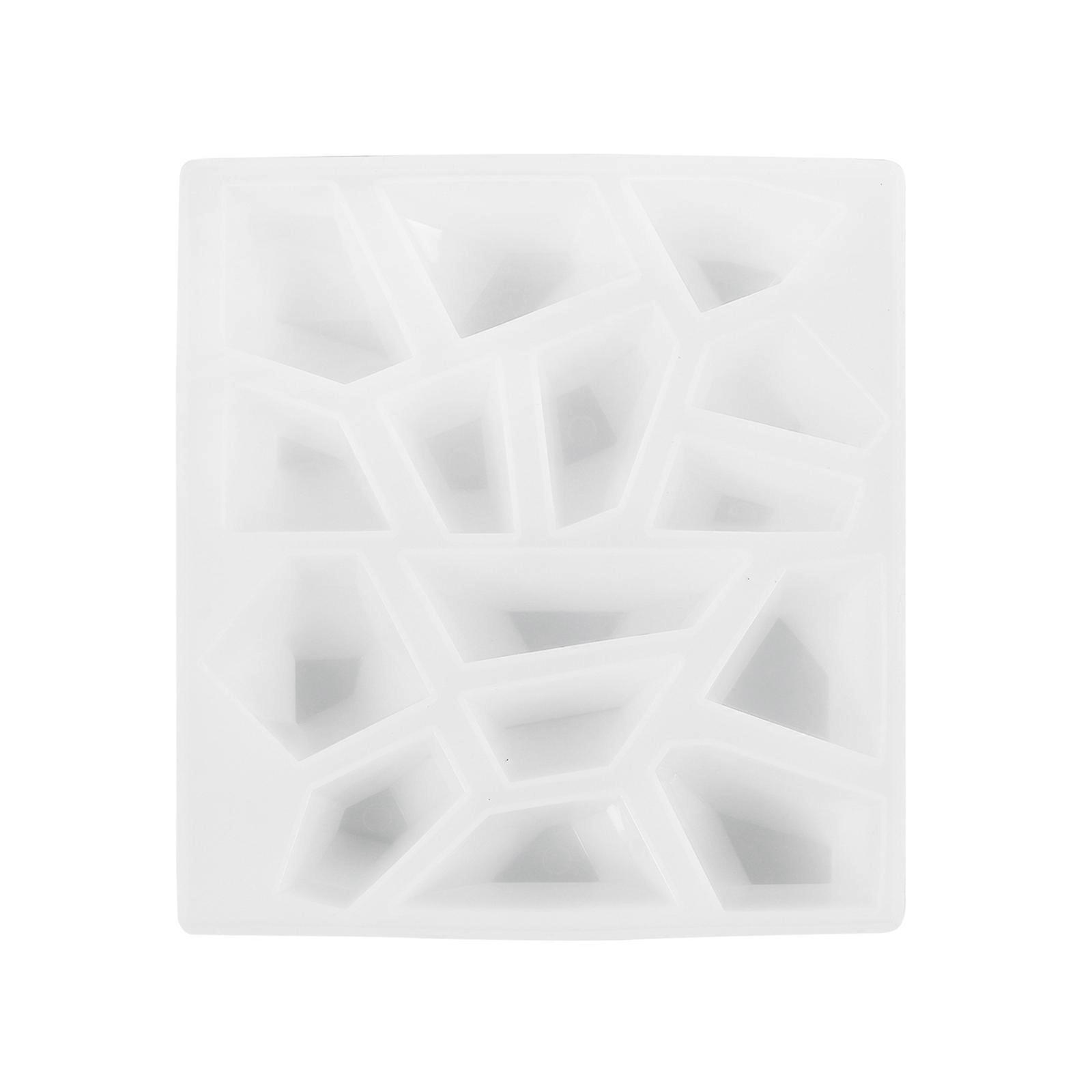 Silicone DIY Mould for Craft Making Easy to Use and Clean White Color Fits for Art Projects 6.5 x 4.2 inches