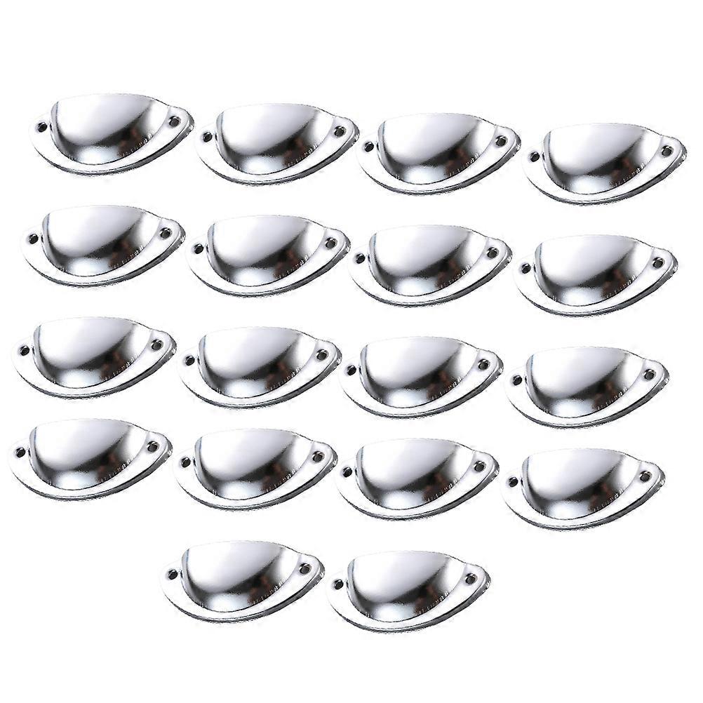 Vintage Cupboard Handles Metal Handles for Home Decoration Retro Semicircle Drawer Handle 8x3.5cm 18Pcs