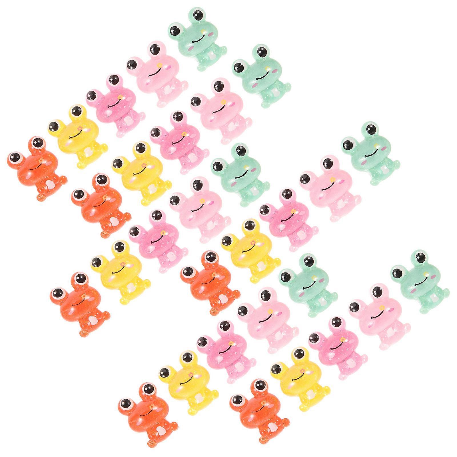 20PCS Frog Pushpins Resin Thumbtacks for Cork Board Maps Office Home Decorative Pins Multi Use Convenient Storage Organization