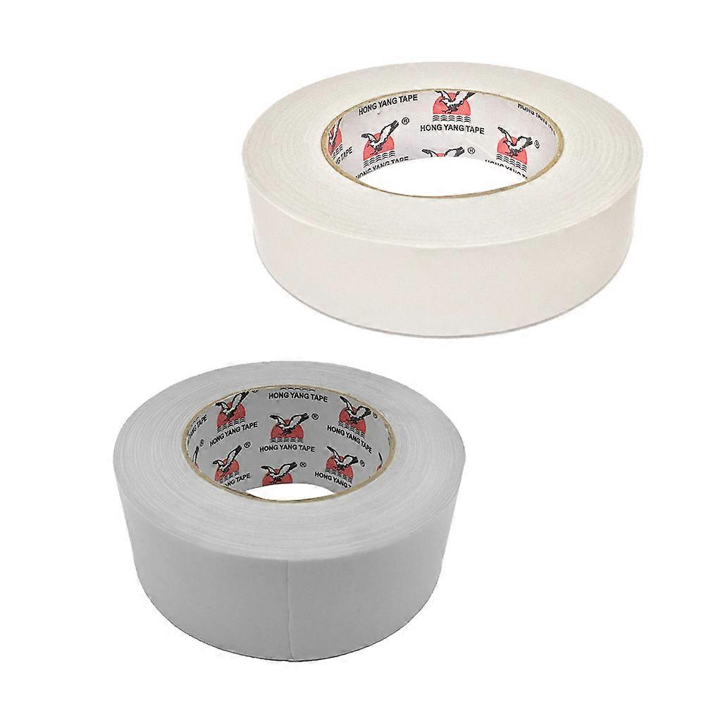 White Dualsided Cloth Tape for Sealing with High Adhesion and Waterproof Fabric Base 15mm 20mm