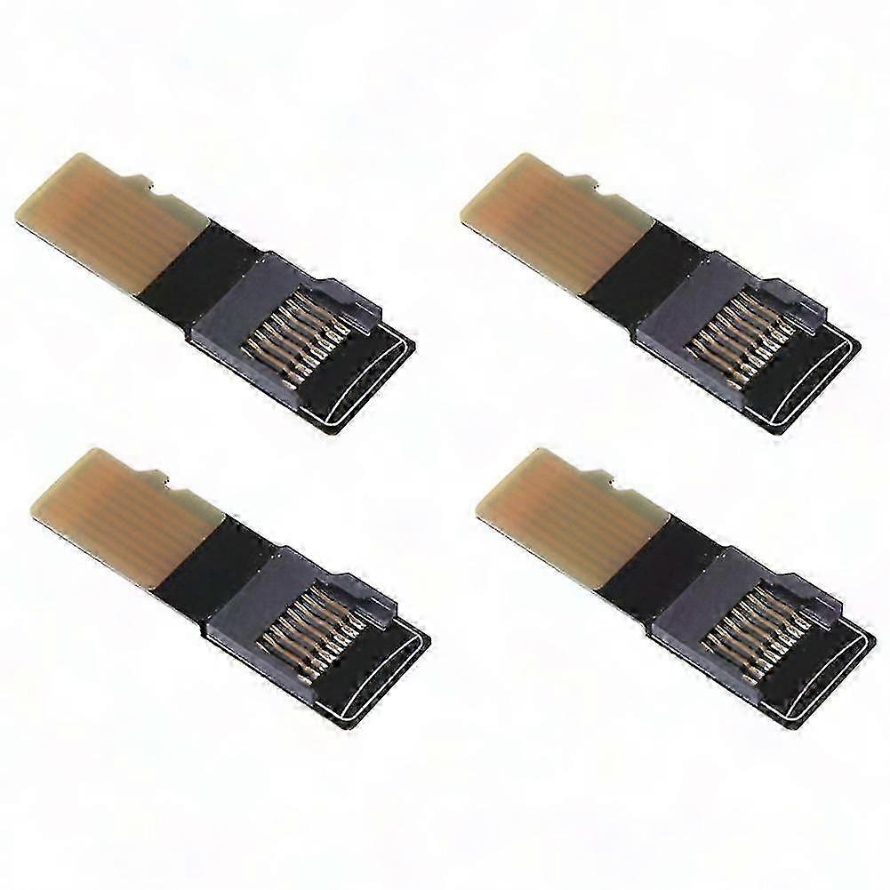 4 Pack SD TF Card Extension Adapter Kit - Male to Female Extender for Memory Card Testing