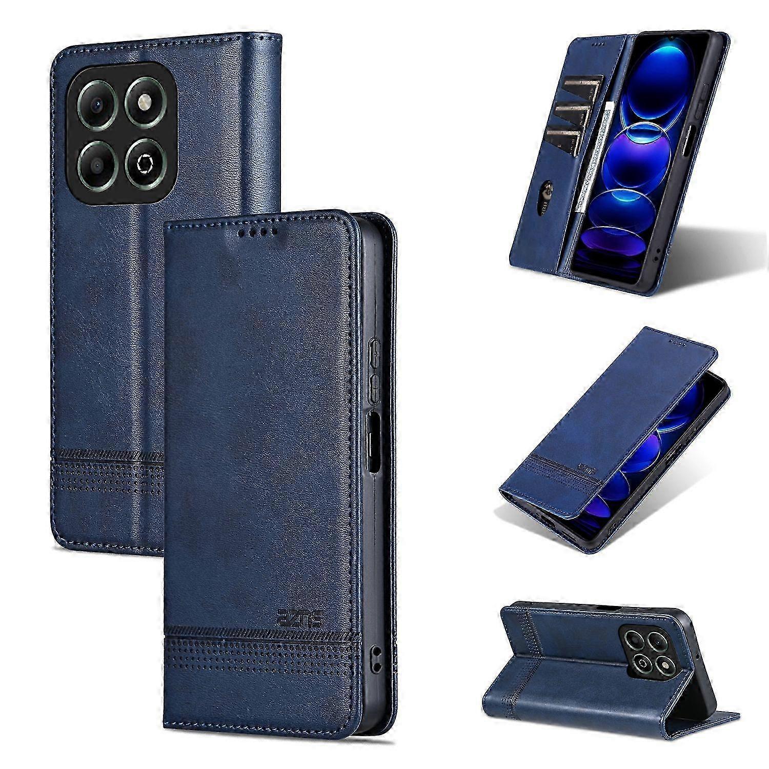 2025 Magnetic Calf Texture Case For Honor X6b