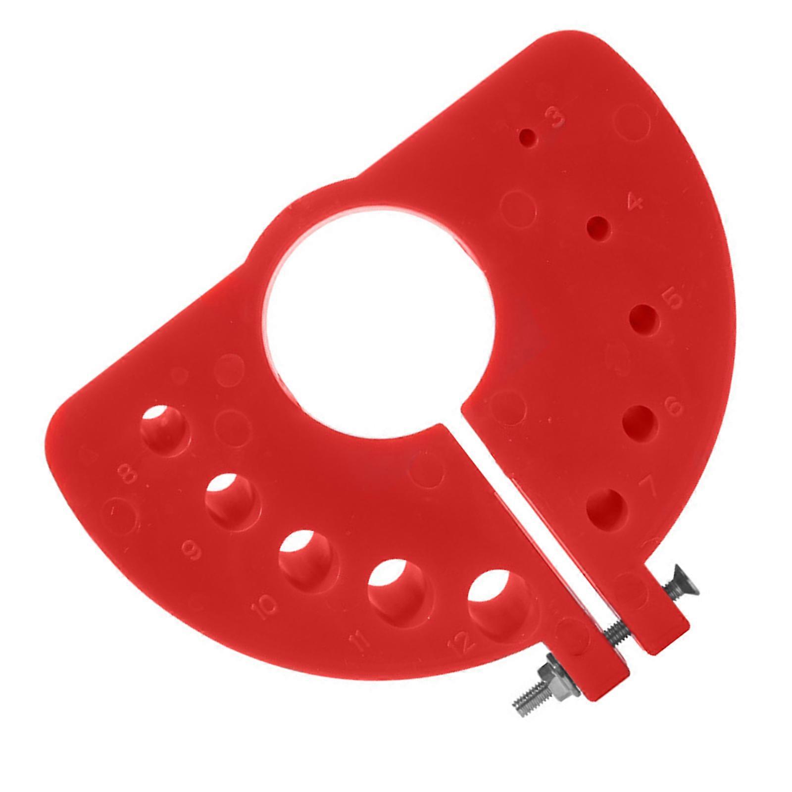 Electric Drill Bit Sharpener For Multiple Specification Grinding Polishing Attachments With Angle Grinder Compatibility  Red